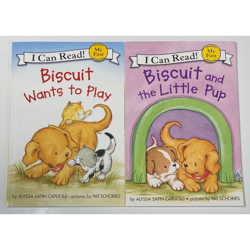 I Can Read! Biscuit Wants To Play & Biscuit And The Little Pup Books‎